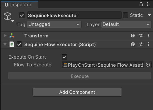 PlayOnStart Executor