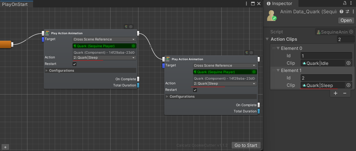 Referencing Action Clip