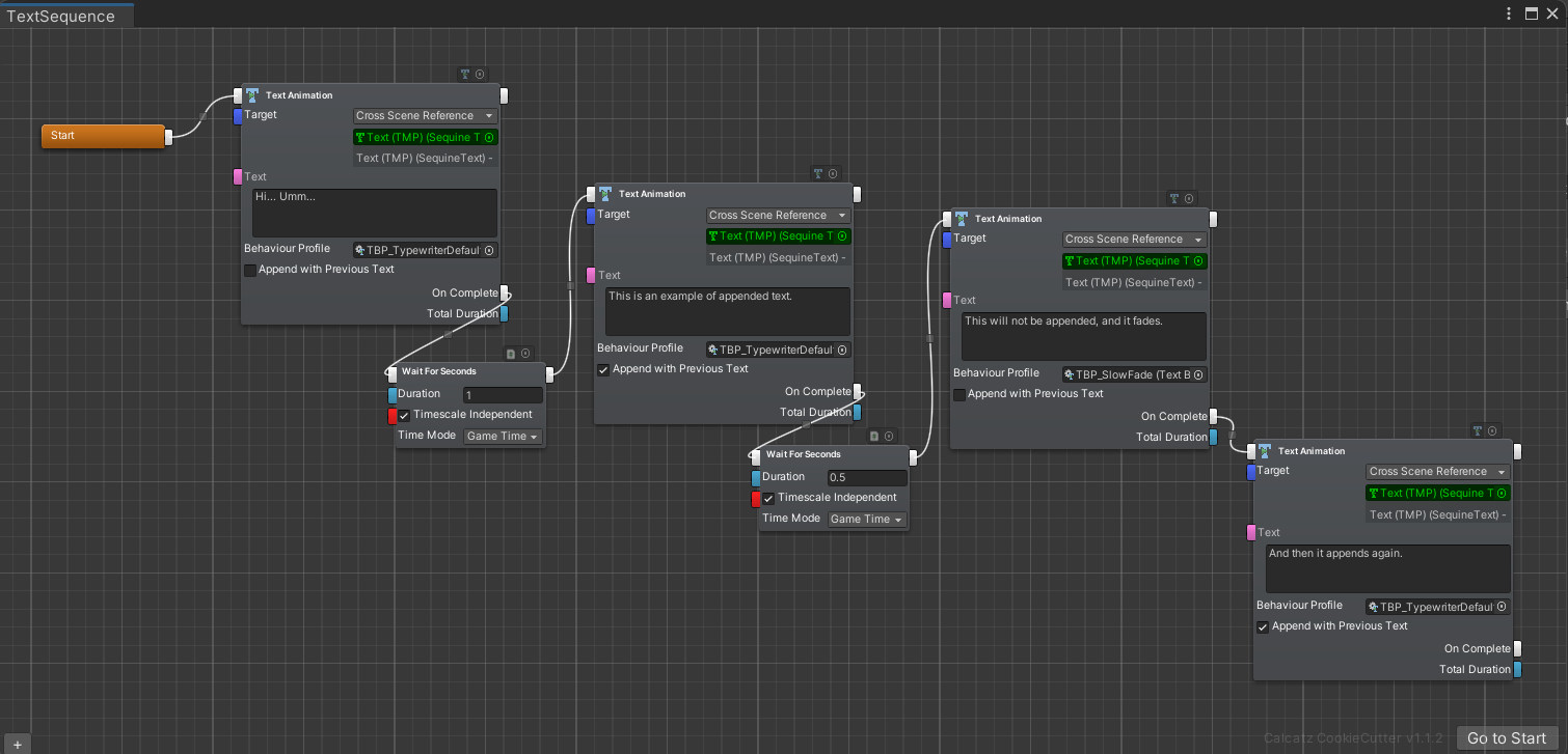 Text Animation Sequence