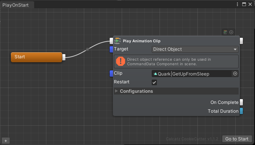 Direct Object Not Available
