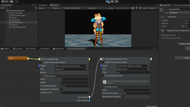 Pause Animation Clip at Time